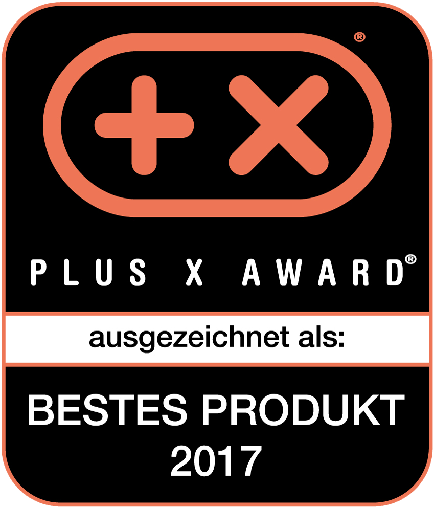Plus X Award 2017 Bestes Produkt